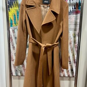 Studio Camel Wool Belted Coat